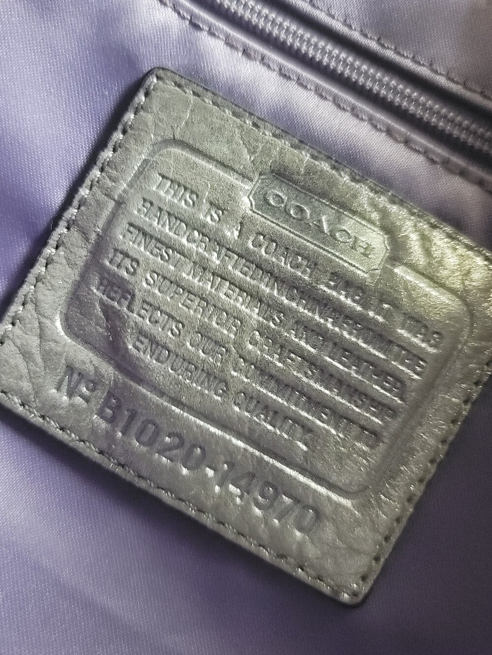 Coach Julia Metallic Op Art Tote Y2K Era - Picture 2 of 10